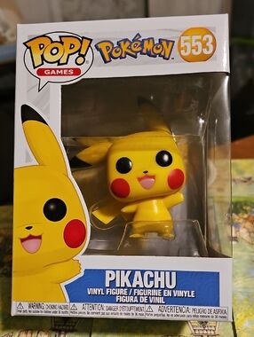Funko Pikachu Yellow and Red Pop! Games Vinyl Figure #553
